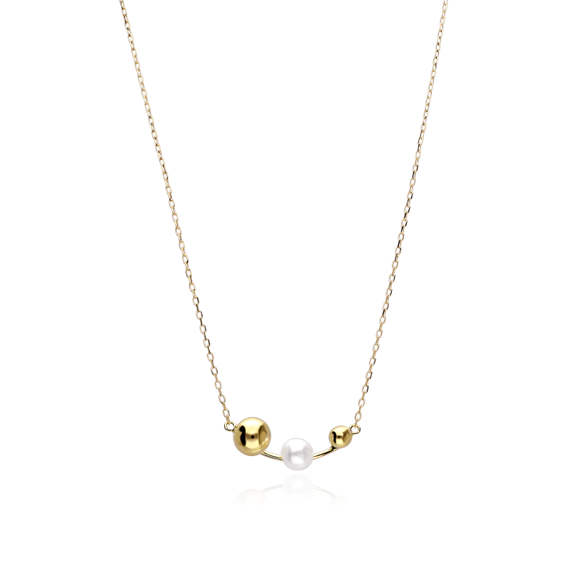 Gargantilla Oro 18k y perla "Kai"
