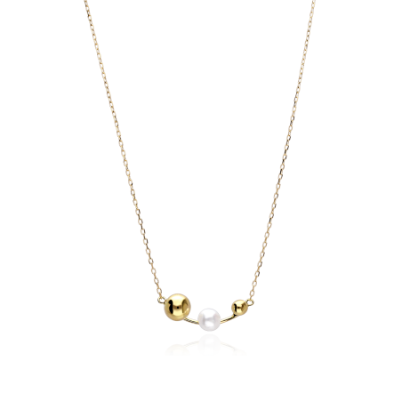 Gargantilla Oro 18k y perla "Kai"