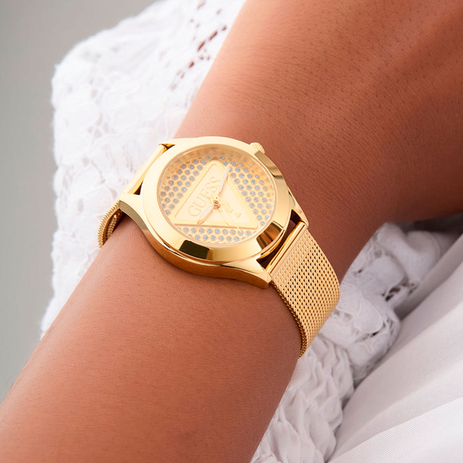 Correa Dorada Relojes Guess Mujer El Corte InglÃ©s Dorado El Corte