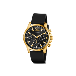 Reloj Guess Hombre Walker Acero Dorado y Negro GW0913G2
