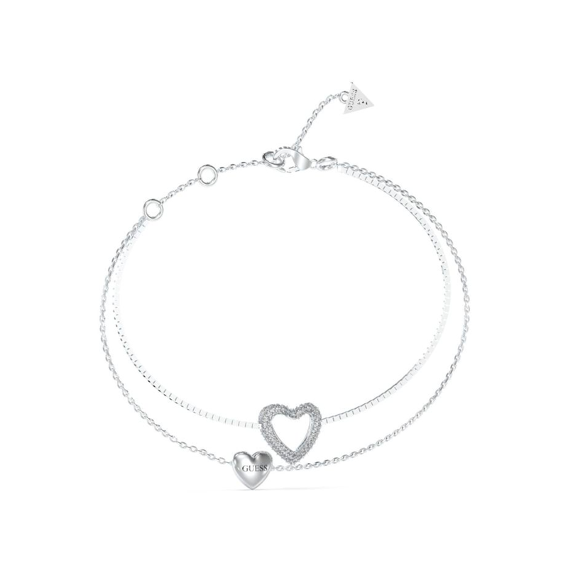 Pulsera Guess Mujer Beloved Plateada  JUBB05027JWRHS