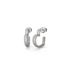 Pendientes Guess Mujer Acero Beloved JUBE05017JWRHT-U