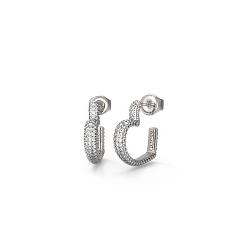 Pendientes Guess Mujer Acero Beloved JUBE05017JWRHT-U