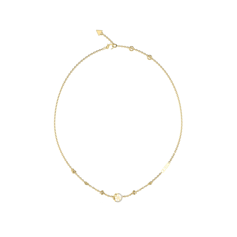 Collar Guess Mujer Acero 4Love Dorado JUBN05038JWYGT-U