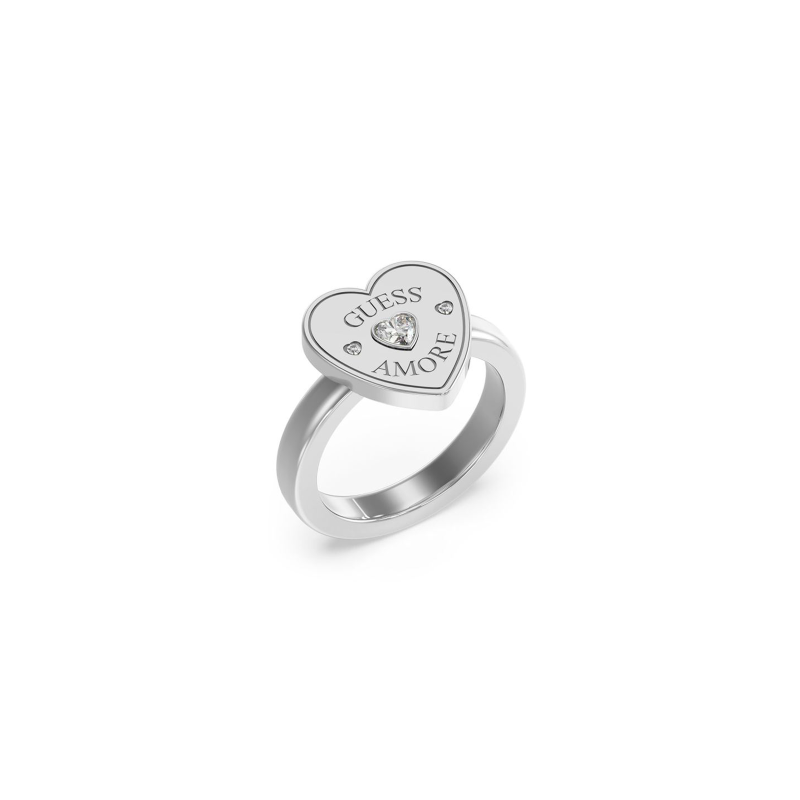 Anillo Guess Mujer Amore Acero JUBR05059JWRH