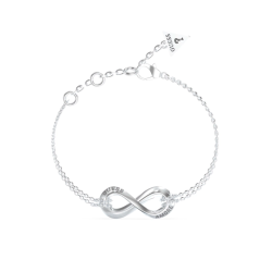 Pulsera Guess Mujer Amore Infinito Acero JUBB05050JWRHS