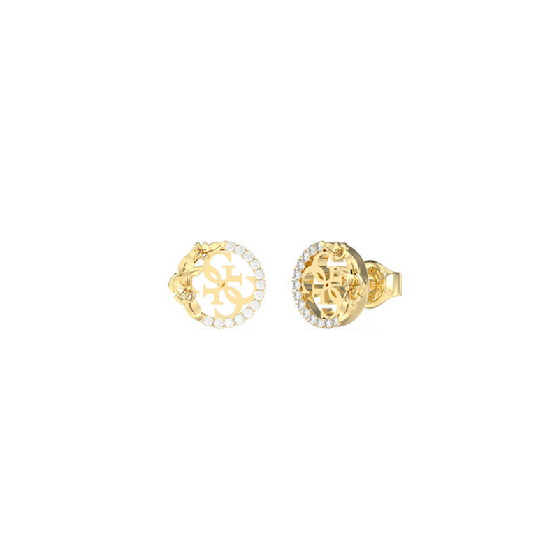 Pendientes Guess Mujer 4Love Acero Dorado JUBE05041JWYGT-U