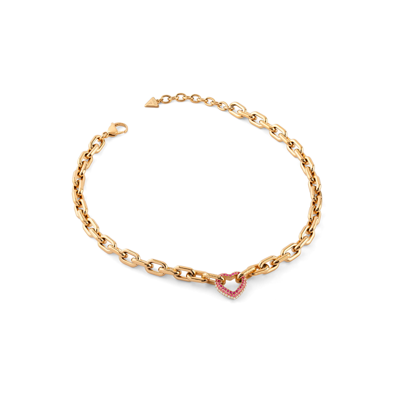 Collar Guess Mujer Acero Beloved Dorado JUBN05004JWYGPKT-U