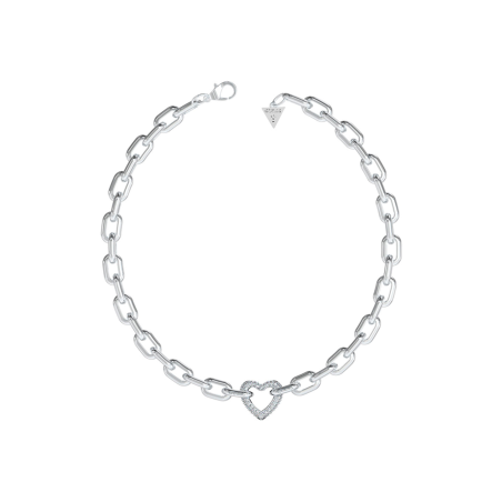Collar Guess Mujer Acero Beloved Circonitas JUBN05015JWRHT-U