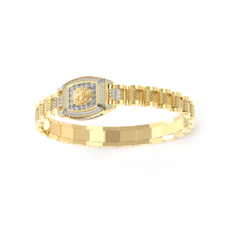 Pulsera Guess Hombre Lion King Dorada JUMB05000JWSTT-U