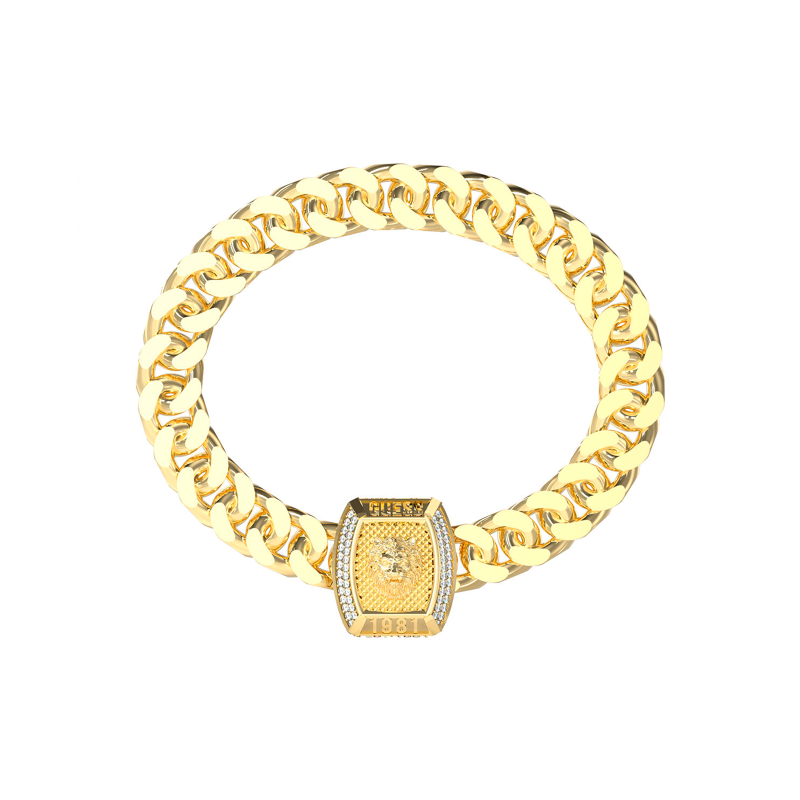 Pulsera Guess Hombre Lion King Dorada JUMB05005JWYGS