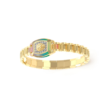 Pulsera Guess Hombre Lion King Circonitas JUMB05032JWYGMCT-U