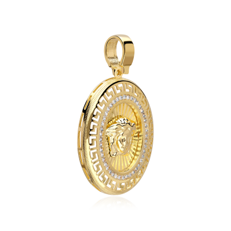 Colgante Oro 18k y circonitas "Scala"