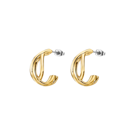 Pendientes Lotus Style Acero dorado LS2420-4/2