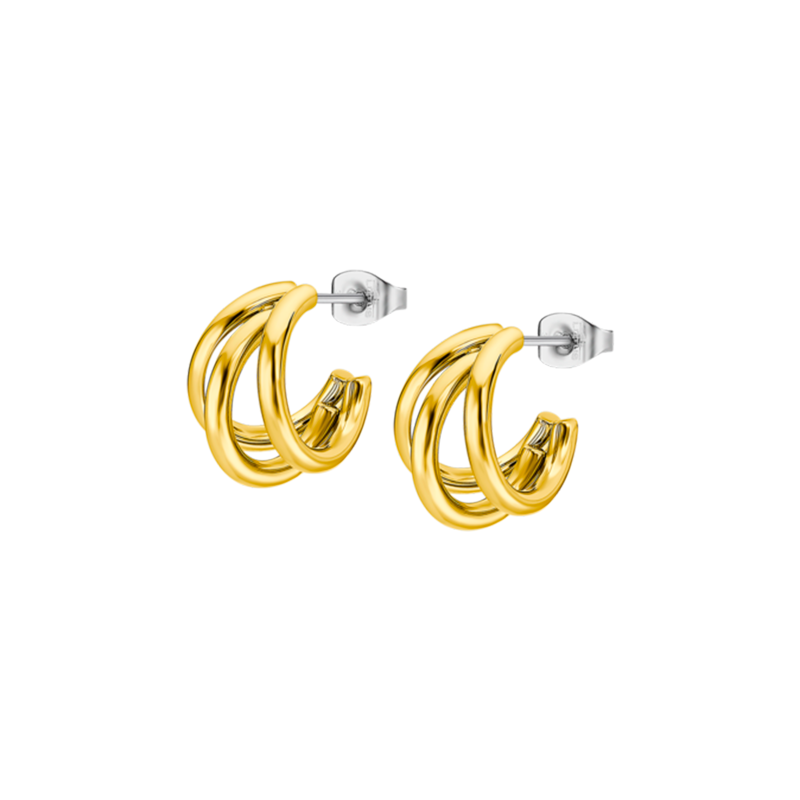 Pendientes Lotus Style Acero dorado LS2423-4/2