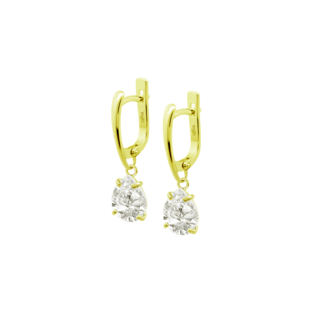 Pendientes Lotus Silver Acero dorado LP3809-4/2