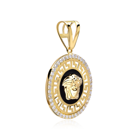 Colgante Oro 18k y circonitas "Donnate"