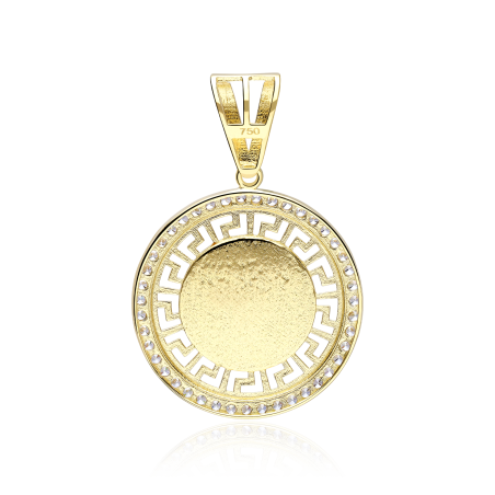 Colgante Oro 18k y circonitas "Donnate"