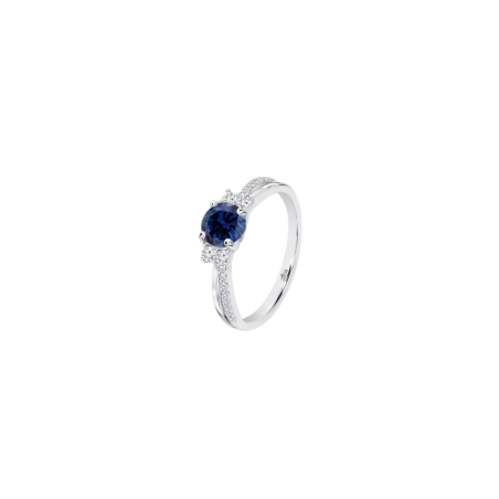 Anillo Lotus Silver Mujer Colors Azul LP3786-3/3