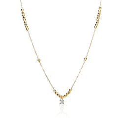 Gargantilla Oro 18k y perlas "Geilia"