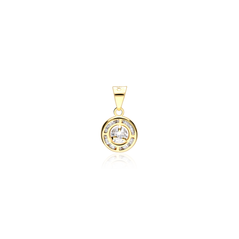 Colgante Oro 18k y circonitas "Dolcezza"