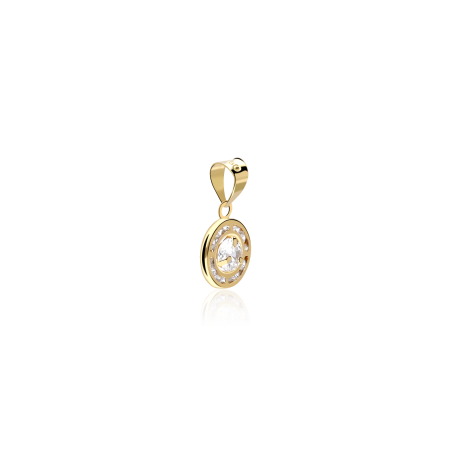 Colgante Oro 18k y circonitas "Dolcezza"