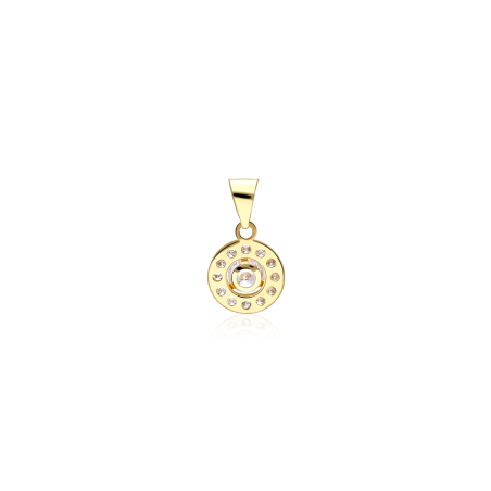 Colgante Oro 18k y circonitas "Dolcezza"
