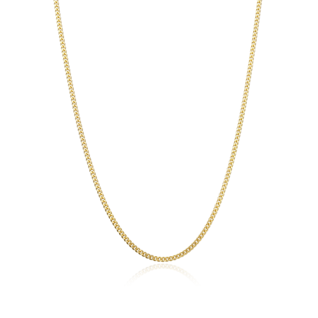 Cadena Oro 18k eslabón Barbado 40cm "Wolfen"