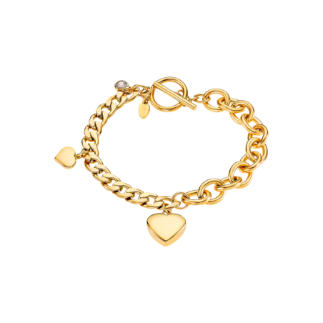 Pulsera Lotus Style Mujer Woman´s Heart Dorado LS2335-2/2