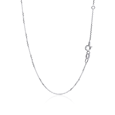 Gargantilla Oro Blanco zafiro y diamantes 0.13cts "Atalia"