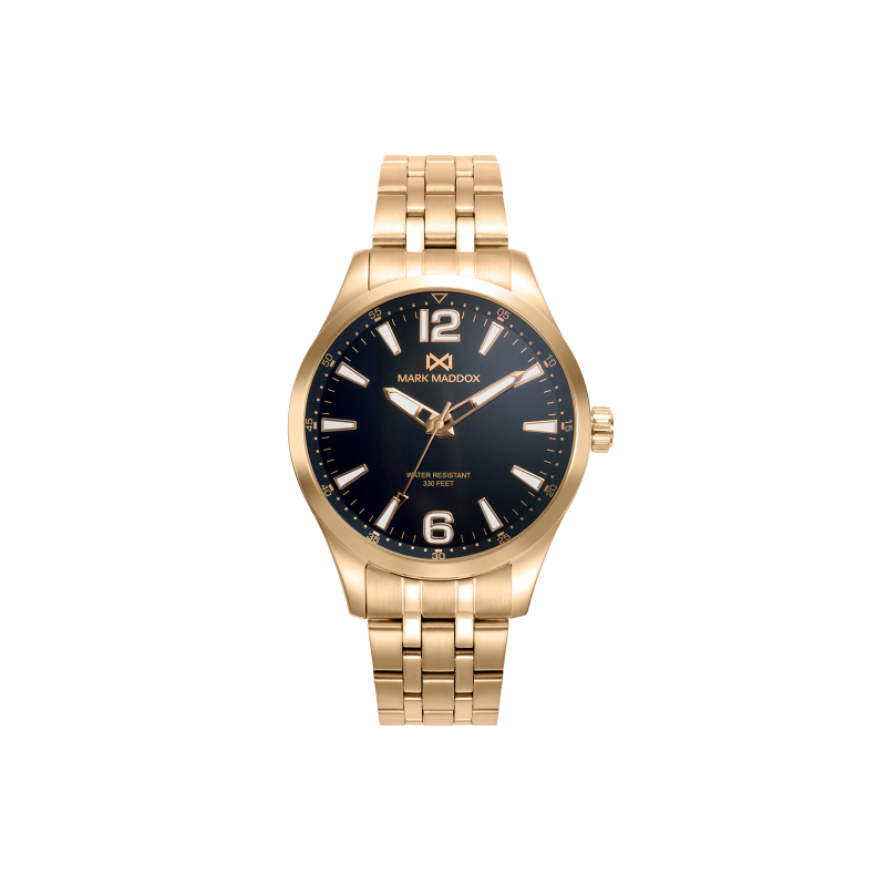 Reloj Mark Maddox Hombre Acero IP Dorado HM0148-53 Reloj Mark Maddox Hombre Acero IP Dorado HM0148-53