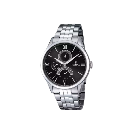 Reloj Festina Hombre Retro Esfera Negra F16822/4