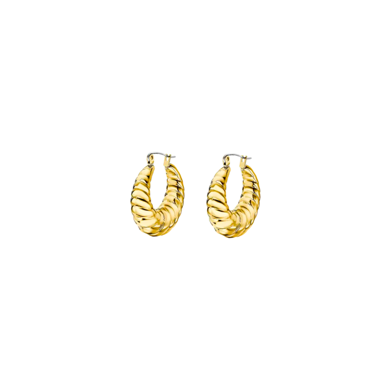 Pendientes Lotus Style Mujer Aros Acero Dorado LS2345-4/2