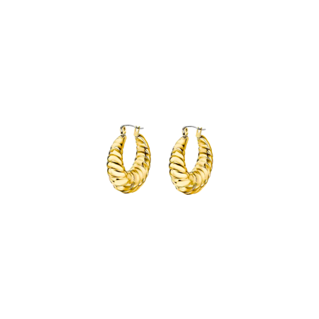 Pendientes Lotus Style Mujer Aros Acero Dorado LS2345-4/2