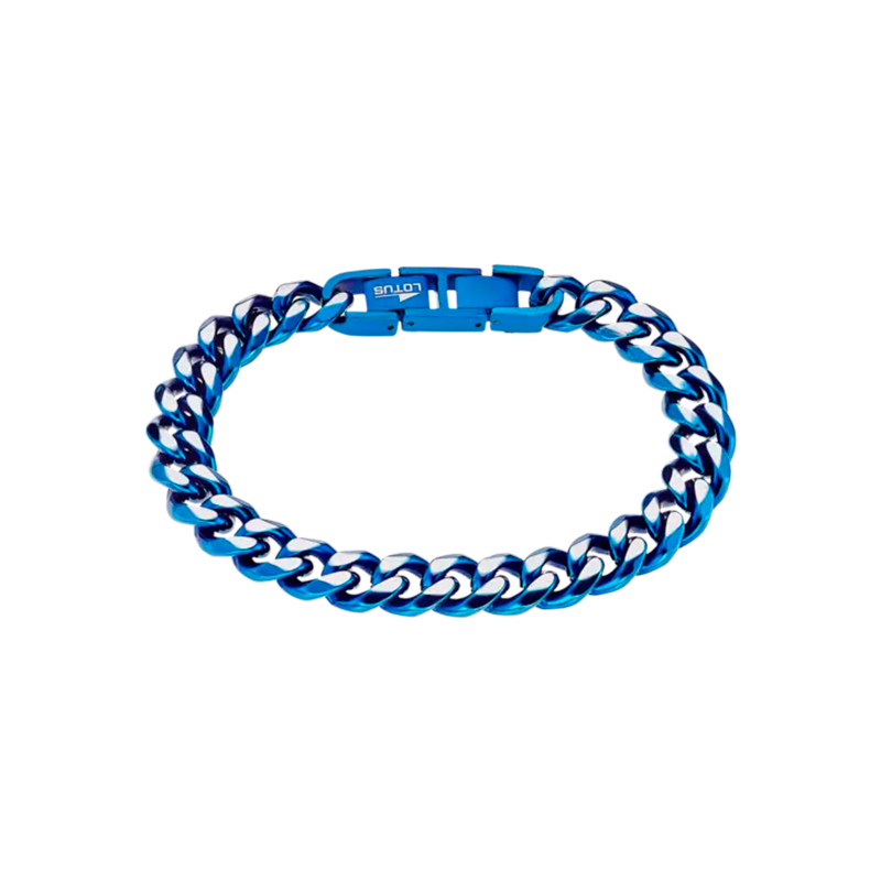 Pulsera Lotus acero hombre azul LS2363-2/1
