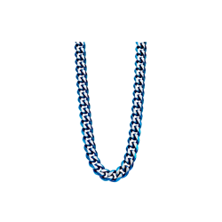 Collar Lotus Style Hombre Acero Azul LS2363-1/1