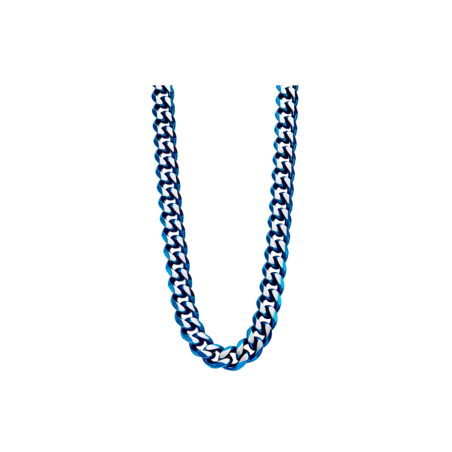 Collar Lotus Style Hombre Acero Azul LS2363-1/1