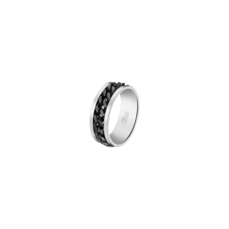 Anillo Lotus Style Hombre Acero Negro LS2394-3/228