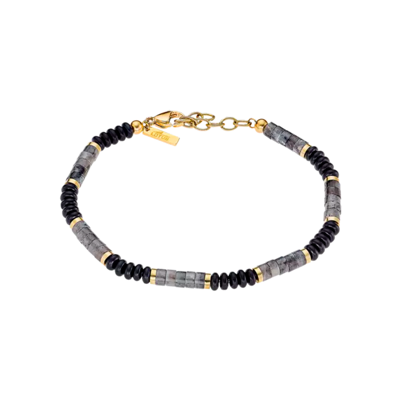 Pulsera Lotus Style Hombre Urban Acero Dorado LS2373-2/1