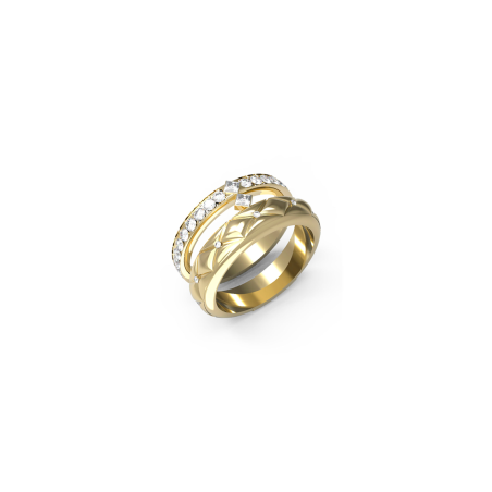 Anillo Guess Mujer Stylish Acero Bicolor JUBR04586JWYG