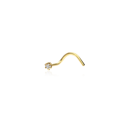 Piercing Nariz Oro 18k y diamante 0.03cts "Rihanna"