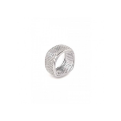 Anillo Guess Mujer Acero Color Plateado JUBR04674JWRH