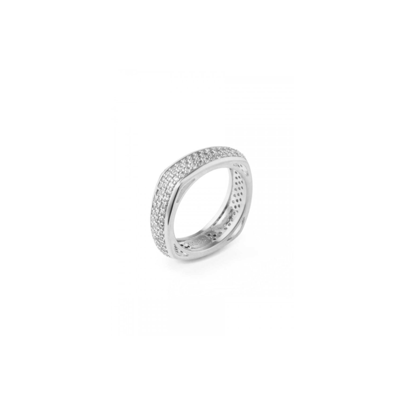 Anillo Guess Mujer Acero Color Plateado JUBR04675JWRH