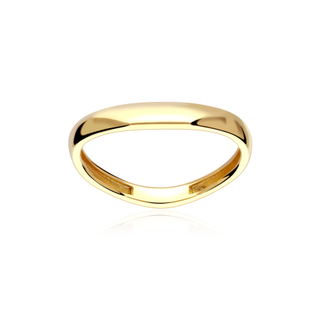 Anillo Oro 18k ondulado "Bizzle"