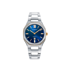 Reloj Viceroy Mujer Acero Doble Bisel Gris y Dorado 45000-33