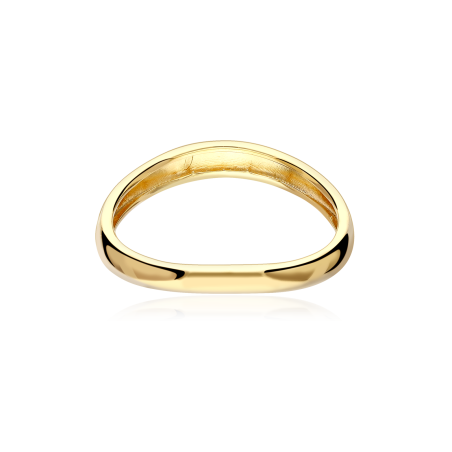 Anillo Oro 18k ondulado "Bizzle"