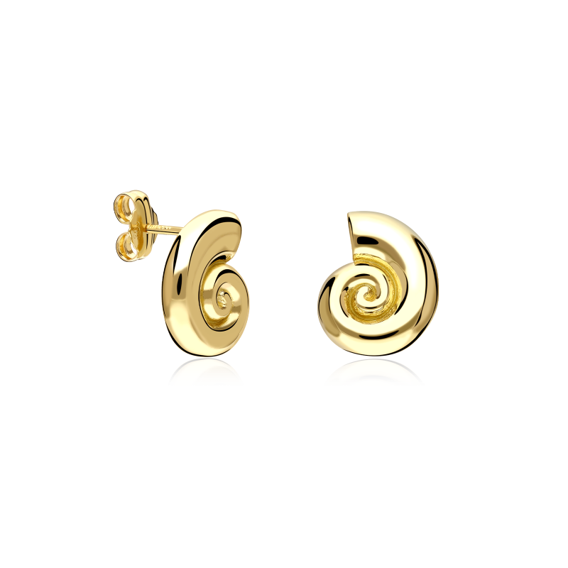 Pendientes Oro 18k "Amonites"