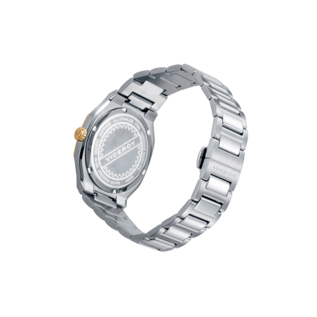 Reloj Viceroy Hombre Acero Doble Bisel IP Dorado 45009-33