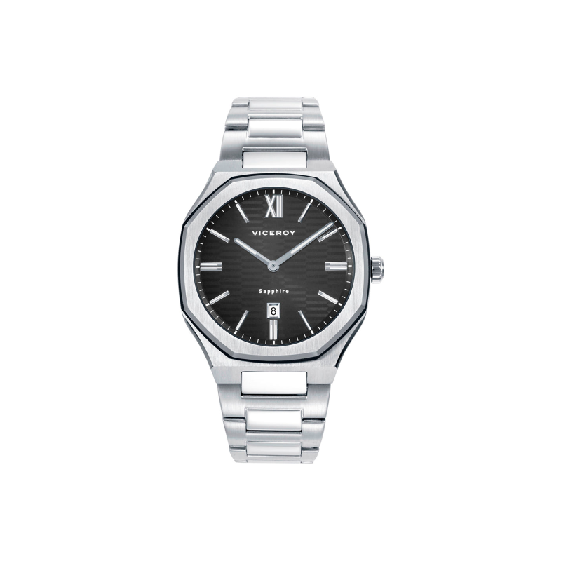 Reloj Viceroy Hombre Acero Doble Bisel IP Negro 45009-53