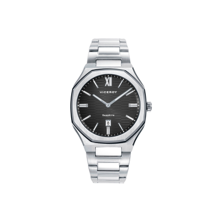 Reloj Viceroy Hombre Acero Doble Bisel IP Negro 45009-53